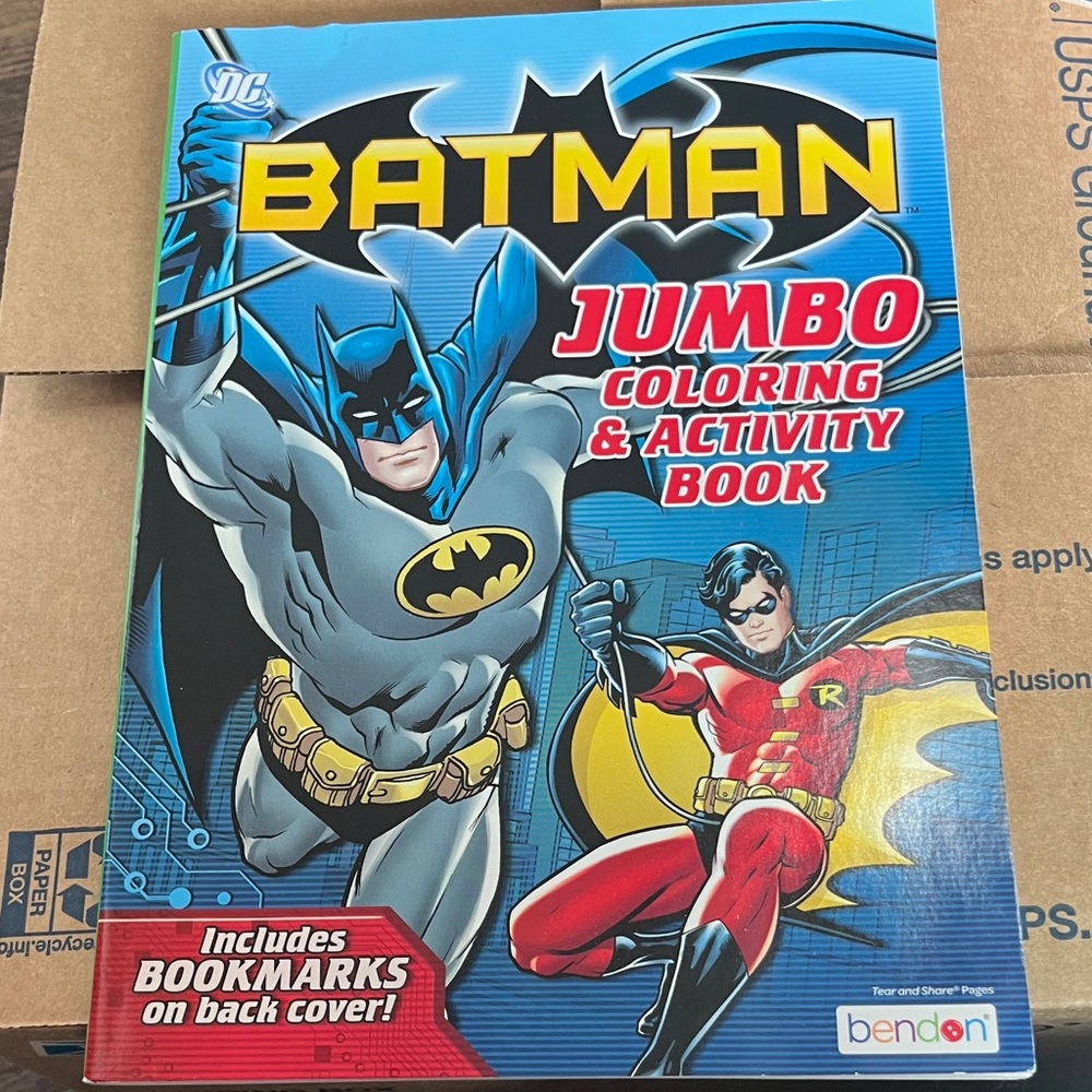 Batman Jumbo Coloring & Activity Book